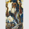 Christian Rohlfs, „Der Prophet“ 1917, Öl auf Leinwand, 110,5 x 61,5 cm © Kunsthalle zu Kiel, Foto: Martin Frommhagen