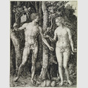 Albrecht Dürer (1471–1528): Adam und Eva, 1504, Kupferstich, 249 × 192 mm, Städel Museum, Frankfurt am Main. Foto: Städel Museum
