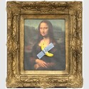 Mr. Brainwash Mona Lisa with Cattelan Banana