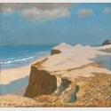 Fritz Overbeck, Morgen am Strand, Kliff bei Kampen, 1907, Öl auf Leinwand, 73x76cm