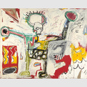 Jean-Michel Basquiat, Untitled, 1982, Acrylic and oil on linen, Museum Boijmans Van Beuningen, Rotterdam, © VG Bild-Kunst Bonn, 2018 & The Estate of Jean-Michel Basquiat, Licensed by Artestar, New York, Courtesy Museum Boijmans Van Beuningen, Rotterdam, Foto: Studio Tromp, Rotterdam