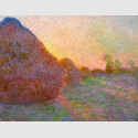 Claude Monet: Getreideschober, 1890, Öl auf Leinwand, 73 x 92,5 cm, Sammlung Hasso Plattner