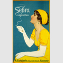 Plakat für Sefira Zigaretten, A. Constantin Zigarettenfabrik, Hannover, Entwurf Wendisch (Vorname unbekannt), 1912