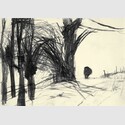 : Ochse, 2011, Graphit auf Papier, 21,5 x 30,5 cm, © VG Bild-Kunst Bonn