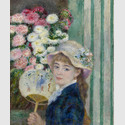 Pierre-Auguste Renoir (1841–1919) Frau mit einem Fächer, ca. 1879 Öl auf Leinwand 65,4 × 54 cm The Clark Art Institute, Williamstown Foto: Image courtesy Clark Art Institute. clarkart.edu
