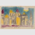 Lyonel Feininger (New York 1871 – 1956 New York), Beleuchtete Häuser, 1921, Feder, Aquarell, 20,5 x 30 cm, Museum Kunstpalast, Düsseldorf, Inv.-Nr. K 1964-47, © Foto: Horst Kolberg, Neuss, © VG Bild-Kunst, Bonn 2016