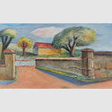 Ralf Kerbach, Die andere Seite, 2024, Öl auf Leinwand, 37,5 x 64 cm